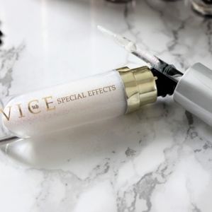 💌WHITE LIE Urban Decay DISCONTINUED Vice Special Effects Lip Topcoat NWT